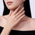 Metal Alloy Stackable Adjustable Open Ring, Custom Moissanite Jewelry Processing-0-2