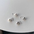 wholesale S925 Sterling Silver Nordic New Pearl Drop Earrings for Women, Goddess Style Fashion Versatile Design Wholesale-0-3