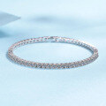 wholesale S925 Sterling Silver Moissanite Pave Minimalist Luxury Bracelet, Small and Exquisite, Versatile for Festive Occasions-0-0
