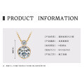 S925 Sterling Silver D Color Moissanite Teardrop Pendant Necklace-0-15