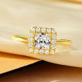 Metal Diamond Ring for Women, Minimalist and Fashionable-0-1