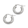 wholesale S925 Sterling Silver YEA528 Korean Version Ins Small and Fresh Minimalist Geometric Circle Earrings for Women, Retro Style-0-4