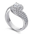 wholesale S925 Sterling Silver Full Diamond Twist Ring Set, Wholesale Jewelry for Amazon Cross-Border E-Commerce Best Sellers-0-4