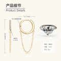 S925 Sterling Silver Minimalist Dual-Wear Ear Studs, Ins Style-0-26