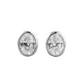 wholesale S925 Silver Oval 6*8mm Egg-shaped Stud Earrings, Fashion Classic Piece for Cross-border E-commerce-0-4