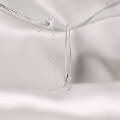 wholesale S925 Sterling Silver Ins Style Irregular Pin Four-prong Zircon Accent Chain Tassel Earrings-0-2