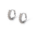 wholesale S925 sterling silver ins-style pave synthetic pearl ear clips with a design sense and elegant temperament for women M04681-0-4
