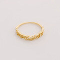 wholesale Gold K Royal Style Hollowed-out Vine Plain Gold Ring for Women, Exquisite and Versatile Stackable Finger Ring, Yili Jewelry 24 New Collection-0-2