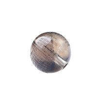 wholesale Metal material natural tea crystal carved Prajna Paramita Heart Sutra bead round bead handicraft bracelet DIY crystal jewelry accessory-10 mm each
