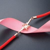 wholesale S925 Sterling Silver Minimalist Diamond-Studded Small Star Bracelet for Women, Fashionable and Unique High-End Feel, Available for Drop Shipping-003288-Rose Gold S925 Silver