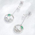 wholesale 925 Sterling Silver YINXINGHUI Original Design Shell Earrings with Palace Style Chinese Elegance-0-1