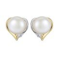 wholesale S925 Sterling Silver Small Niche Design Freshwater Pearl Stud Earrings, Summer Fresh Pearl Earrings, Cross-Border New Accessories TEMU-0-4