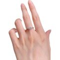 wholesale S925 silver live-streamed jewelry new product, 4*4 heart-shaped ring for women, ins-style daily minimalist versatile-0-4