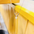 wholesale S925 Sterling Silver Hollow-out Star Companion Necklace, Fashion Minimalist Niche Design Versatile Star Collarbone Chain Accessory-0-3