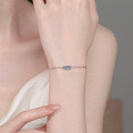 S925 Sterling Silver Full Moissanite Bracelet for Women, Minimalist Daily Wear-0-2