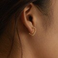wholesale S925 Sterling Silver Women's Earrings with Premium Love Shell Pearl Inlay Design, Luxury Ins Style-0-3