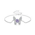 wholesale S925 Sterling Silver Moissanite Butterfly Intricate Craftsmanship Premium Edition Bracelet Cross-Border Hot-Selling Jewelry High-End Gift for Best Friend-0-14