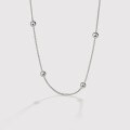 wholesale S925 Sterling Silver Beaded Snake Bone Chain Women's Simple-0-1