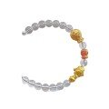 wholesale S925 ancient silver gold-plated fittings, enameled koi fish spacer beads, "Year After Year Abundance" DIY crystal bracelet accessories-0-4