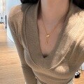 wholesale 925 Sterling Silver Necklace for Women - Minimalist Ins Style, High-End Sensibility, Personalized Understated Aesthetic Silver Jewelry-0-3