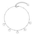 wholesale S925 Sterling Silver Ancient Style Auspicious Cloud Ruyi Anklet for Women, Vintage Minimalist High-End Lucky Longevity Lock Anklet Wholesale-0-4