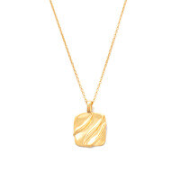 wholesale S925 Sterling Silver Irregular Initial Collarbone Necklace, European And American Hot-selling French Retro Pearl Necklace For Women-Gold#2 925 Silver