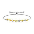 S925 Sterling Silver Zirconia Full Tennis Bracelet with Dazzling Pavé-0-5