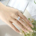 wholesale 925 Sterling Silver Cross-Border Europe and America Bestseller Minimalist Fashion Zircon Ring for Women-0-1