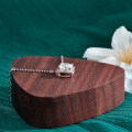 S925 Sterling Silver Moissanite Minimalist Cube Pendant Necklace-0-1