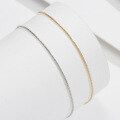 wholesale S925 Sterling Silver Trendy Minimalist Anklet for Girls, Versatile Ankle Chain Jewelry Direct Sales-0-2