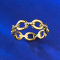 wholesale S925 Gold-Plated Silver New ZHUOZHIFANG Stackable Ring Women'sIns Style Ring Band for Drop Shipping-0-2