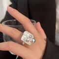 wholesale S925 Sterling Silver Irregular Texture Bead Ring for Women, Small and Minimalist Style, Unique Heavy Duty Statement Ring with a Premium Feel-0-0