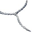 wholesale Metal S925 Silver, Fully Paved with Diamonds Snake-shaped High-end Personalized Necklace for Women, Collarbone Chain-0-4