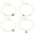 wholesale S925 Sterling Silver Evil Eye Bracelet For Women,。-0-0