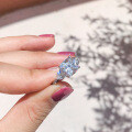 Sterling Silver Geometric Square Heart Ring, Final Sale with Free Shipping-0-0