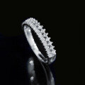 wholesale 925 silver new jewelry European and American ins minimalist style stacking diamond ring band cross-border bestseller-0-1