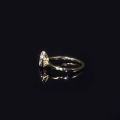 wholesale 9/10/14/18k Gold, Platinum Fashion Teardrop 08ct Lab-Grown Diamond Ring Setting, Real Diamond Engagement Ring-0-4