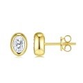 S925 Silver New Cross-Border Gold Fashion Minimalist Ins-Style Versatile Small Premium Stud Earrings-0-3