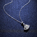 S925 Silver Pendant Moissanite Necklace for Women-0-1