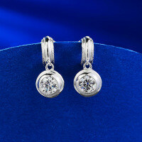 wholesale S925 Sterling Silver New European and American Fashion Personalized Bubble Earrings Cross-Border Hot-Selling Ins Style Earrings for Drop Shipping-E501 Bubble Earrings 925 Silver