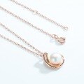 wholesale S925 Sterling Silver New Original Design Fashion Pearl Pendant Necklace Korean Style Jewelry Wholesale-0-2