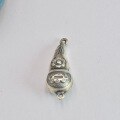 wholesale 925 Sterling Silver Ethnic Ancient Style Retro Small Gourd DIY Jewelry Accessories Antique Chinese-style Sweater Necklace Pendant-0-5