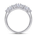 wholesale S925 Sterling Silver Creative Heart-shaped Zircon Diamond Ring Wedding Band New Engagement Ring Wholesale-0-2