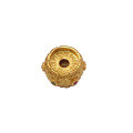 wholesale Gold-plated 925 silver flower bead spacer gasket semi-finished DIY jewelry accessories for crystal bracelets and necklaces-0-4
