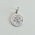 wholesale 925 Sterling Silver Retro Zodiac Year of the Dragon Ethnic-style Pendant Minimalist Handmade Red Rope Braided Bracelet Artistic Charm-0-5