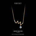 Metal Pendant Minimalist Design Ins Necklace-0-5