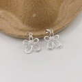 wholesale Silver S990 Maker's Daisy Bloom Five-Petal Flower Diamond-Inlaid Pendant Fashion Minimalist Niche Design Fresh and Elegant Jewelry-0-0