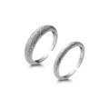 wholesale S925 Silver Galaxy Twinkling Matte Ring BlingBling Super Sparkling INS Adjustable Ring J8925-0-4