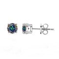wholesale 925 Sterling Silver Classic Four-Prong D Color Moissanite Stud Earrings for Women, Cross-Border Exclusive Versatile Wholesale Hot Seller-0-14
