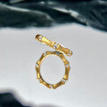 wholesale S925 Sterling Silver Vintage Brushed Bamboo Joint Ring for Women, French-style Luxury Retro Exquisite Fashion Statement Ring-0-2